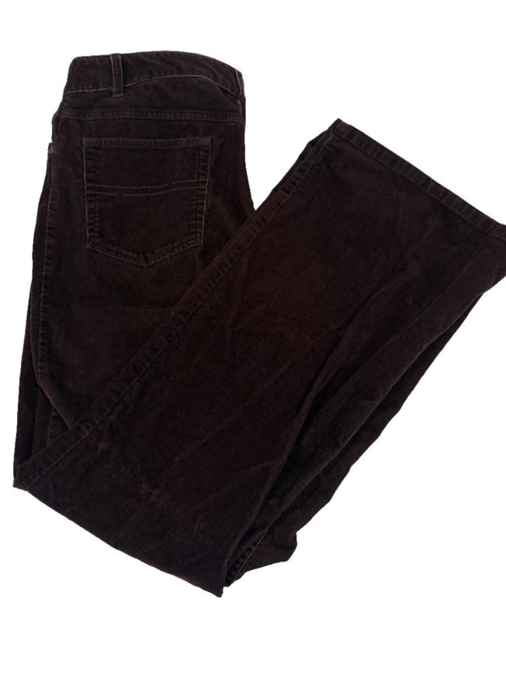 J. Jill 12P 12 Petite Corduroy Pants Plum Purple Straight Leg Stretch Mid Rise